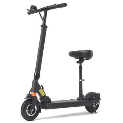 KEX-F5S 36.9 Miles Extended-Range Electric Scooter - Black , Top Speed 15.5 mph