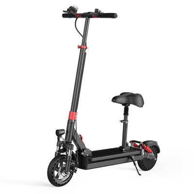 KEX-G7S 47.8 Miles Long-Range Electric Scooter - Black , Top Speed 15.5 mph